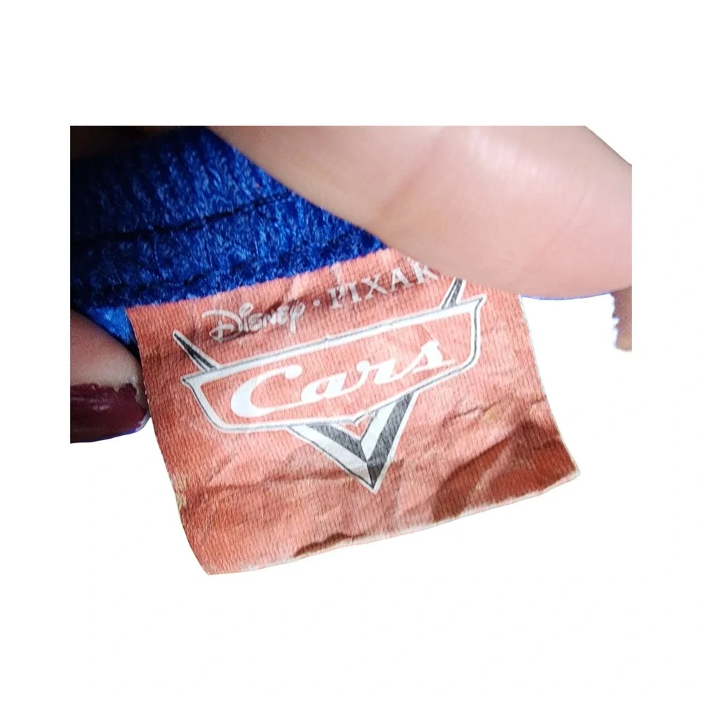 Vintage Disney Pixar Cars Lightning McQueen Mater Eat My‎ Dust Blanket